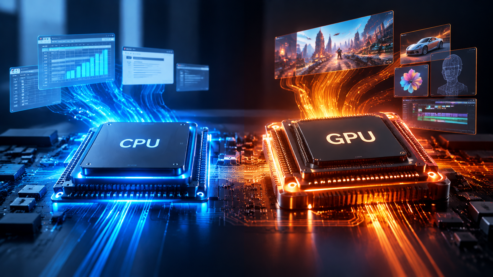 تفاوت CPU و GPU در هوش مصنوعی چیست؟