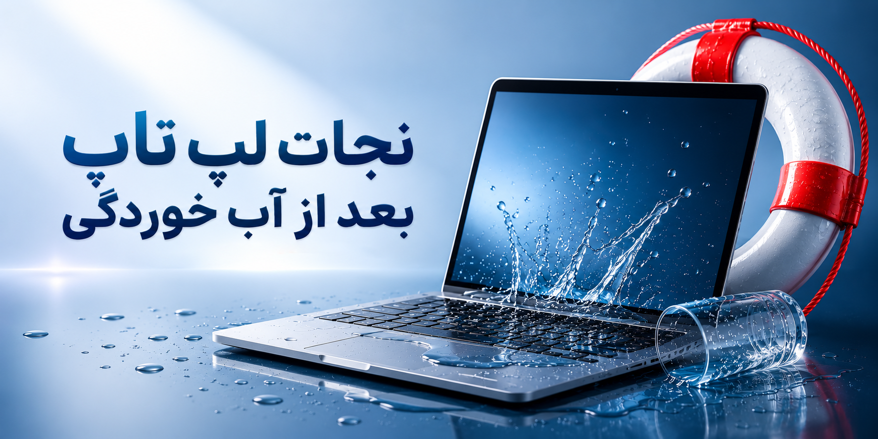 آموزش نجات لپ تاپ بعد از آب خوردگی