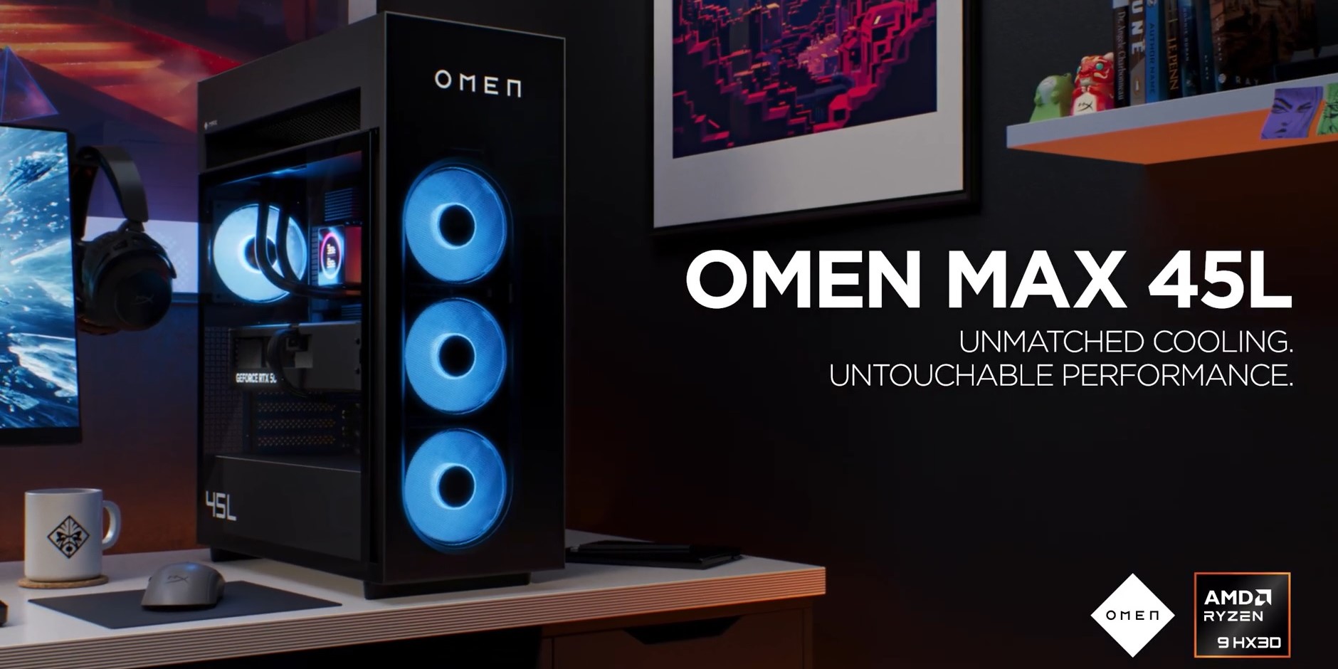 معرفی دسکتاپ گیمینگ HP OMEN MAX 45L