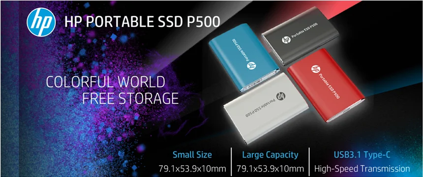 بررسی HP Portable SSD P500