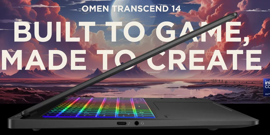 معرفی لپتاپ گیمینگ HP OMEN Transcend 14