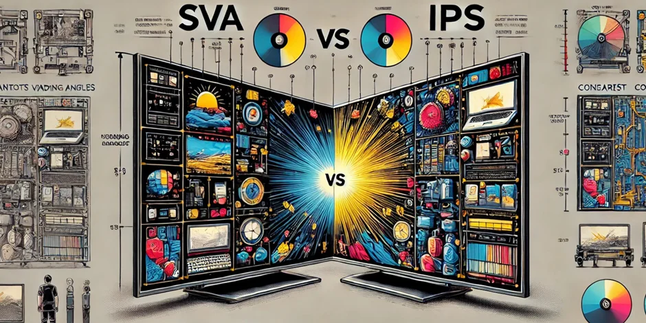 مقایسه فناوریهای SVA و IPS در نمایشگرهای LCD