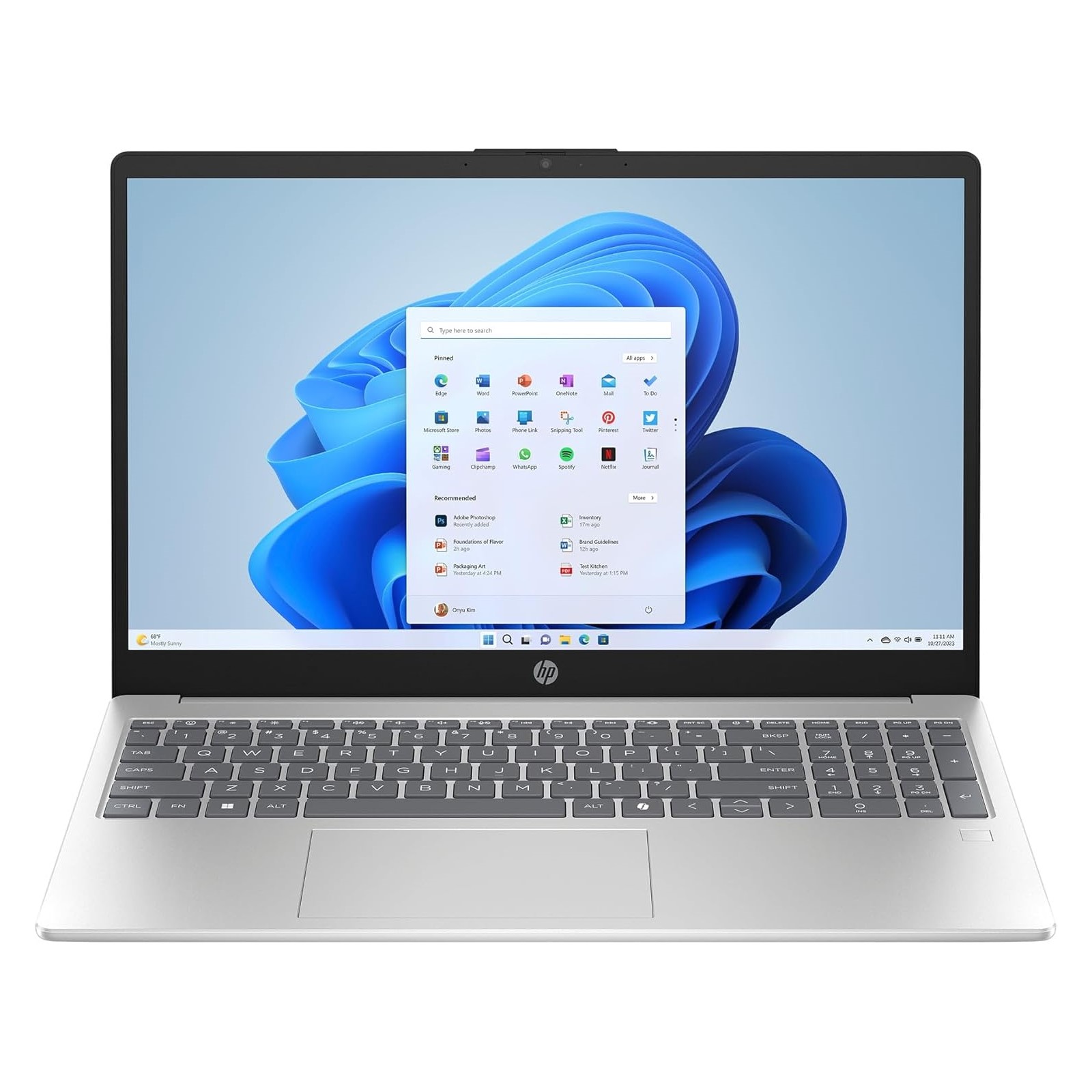 لپ‌تاپ ۱۵.۶ اینچی اچ‌پی مدل FD0133wm