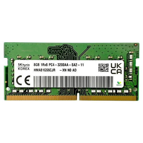 رم لپ تاپ DDR4 اس کی هاینیکس مدل PC4-3200AA/HMA8 ظرفیت 8 گیگابایت