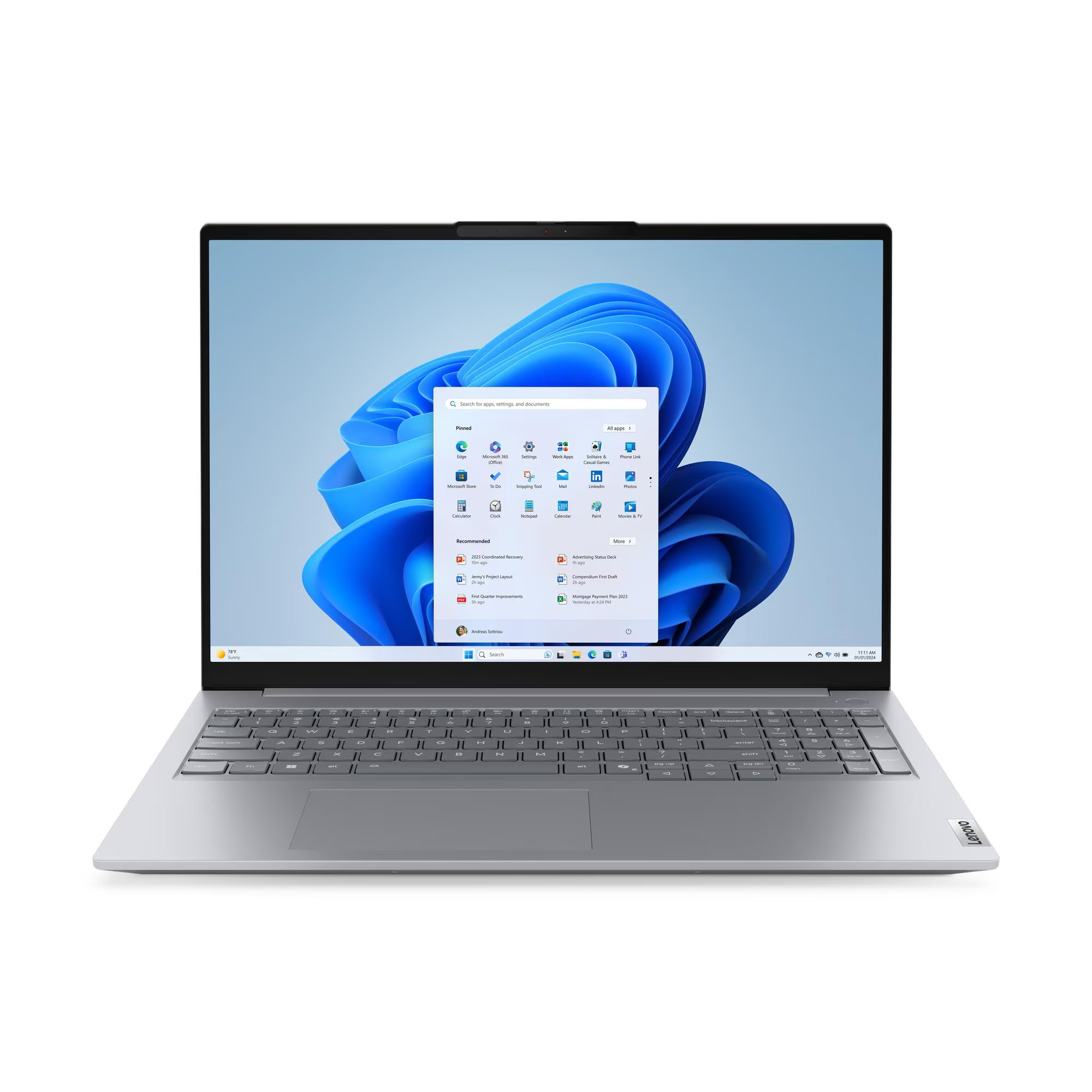 لپ‌تاپ لنوو مدل ThinkBook 16 G8 IAL