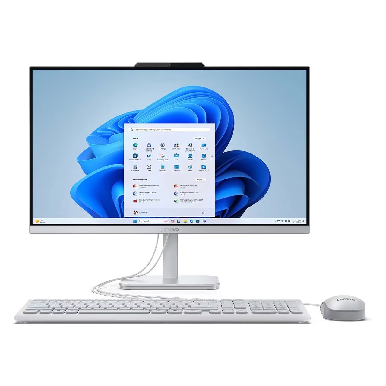 کامپیوتر همه‌کاره ۲۳.۸ اینچی لنوو مدل Lenovo A100